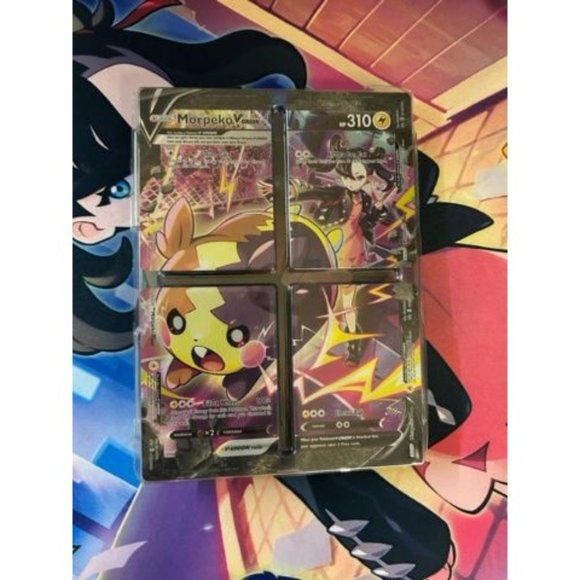 Genuine Pokémon Morpeko V-Union 4-Card Set W/ Playmat & Trainer Card - Picture 6 of 9